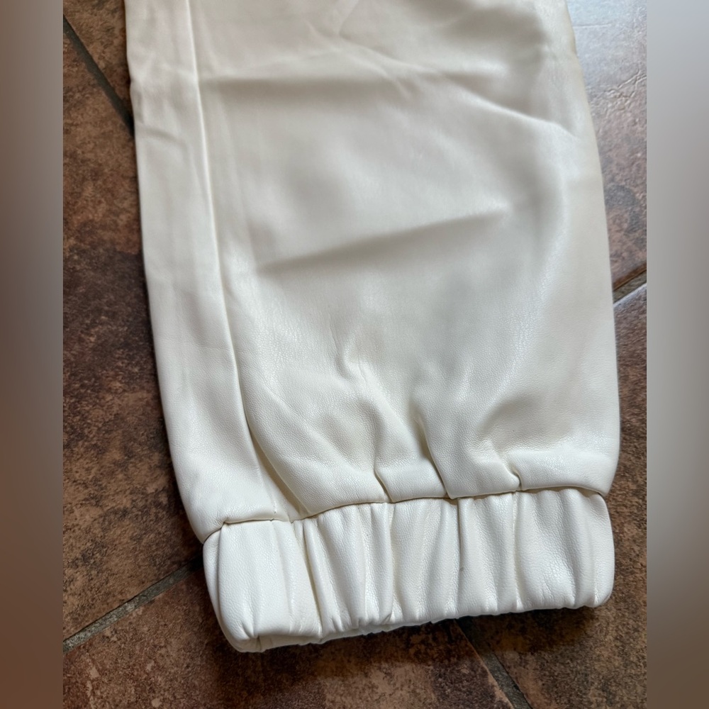 INC International Concepts Cream Track Pants - Picture 5 of 5